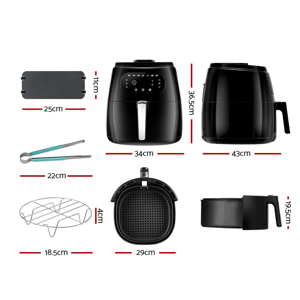 Devanti Air Fryer 8.5L LCD Fryers