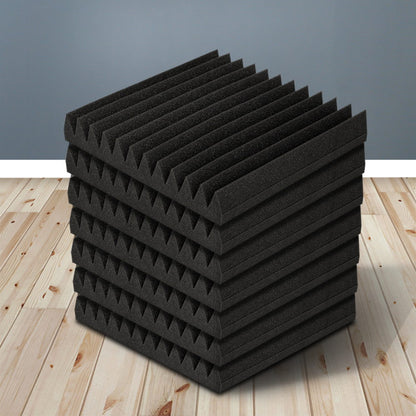 Alpha Acoustic Foam 40pcs 30x30x5cm Sound Absorption Proofing Panel Studio Wedge