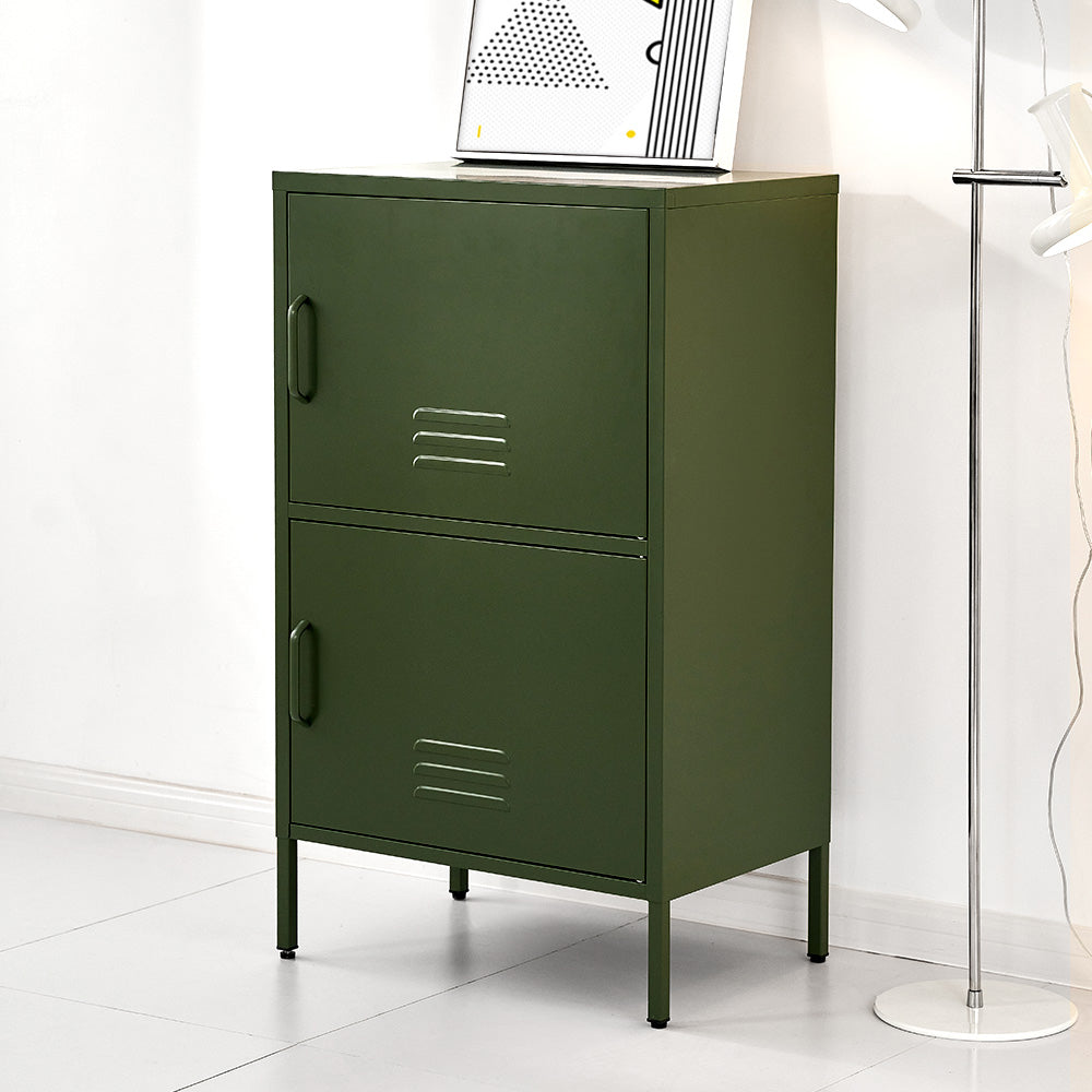 Artiss Buffet Sideboard Metal Cabinet - DOUBLE Green