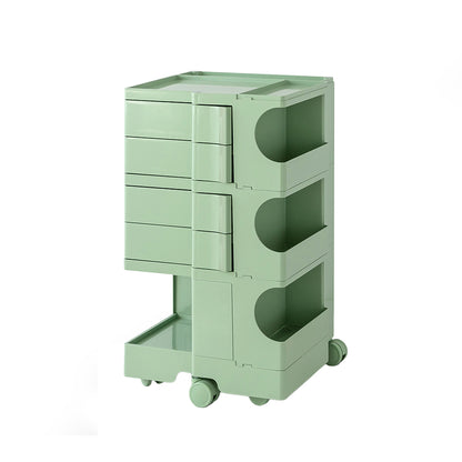 Artiss Storage Trolley Bedside Table 5 Tier Cart Boby Replica Green