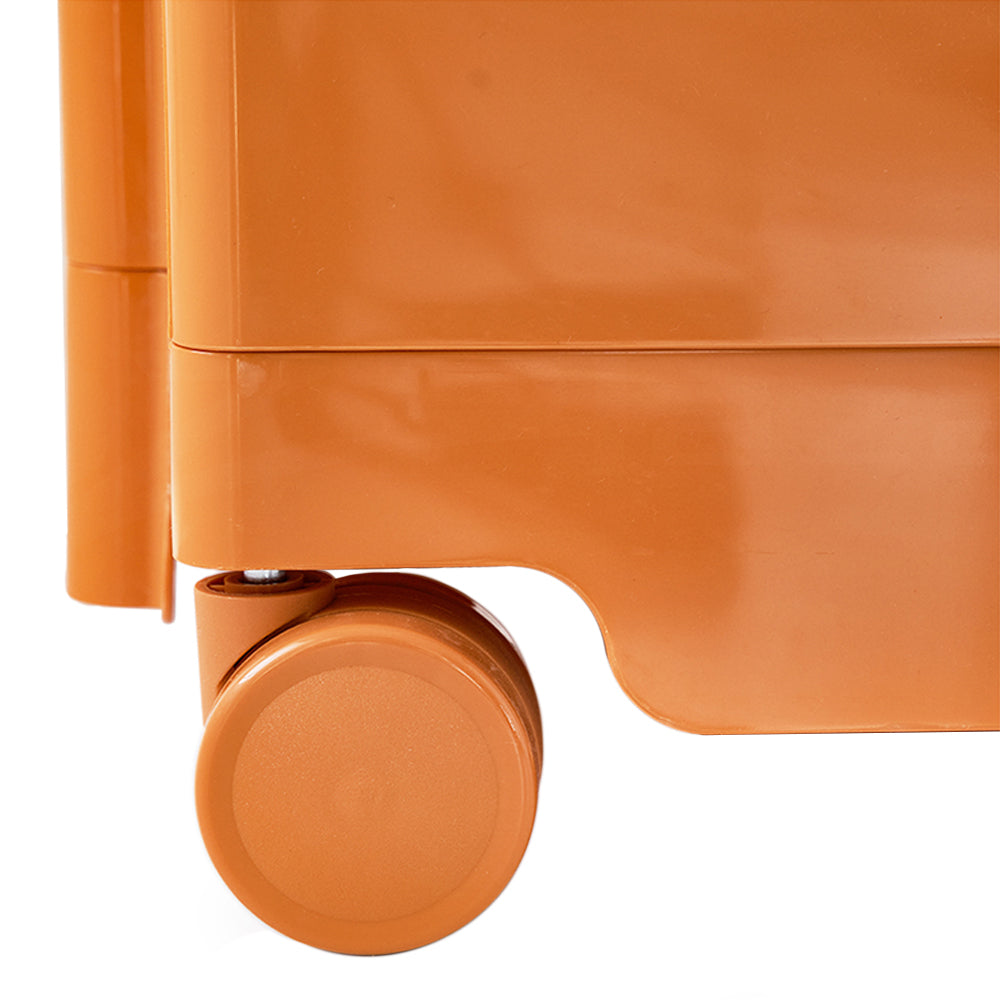 Artiss Storage Trolley Bedside Table 5 Tier Cart Boby Replica Orange