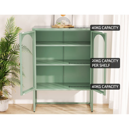 Artiss Buffet Sideboard Metal Cabinet - ELMA Green