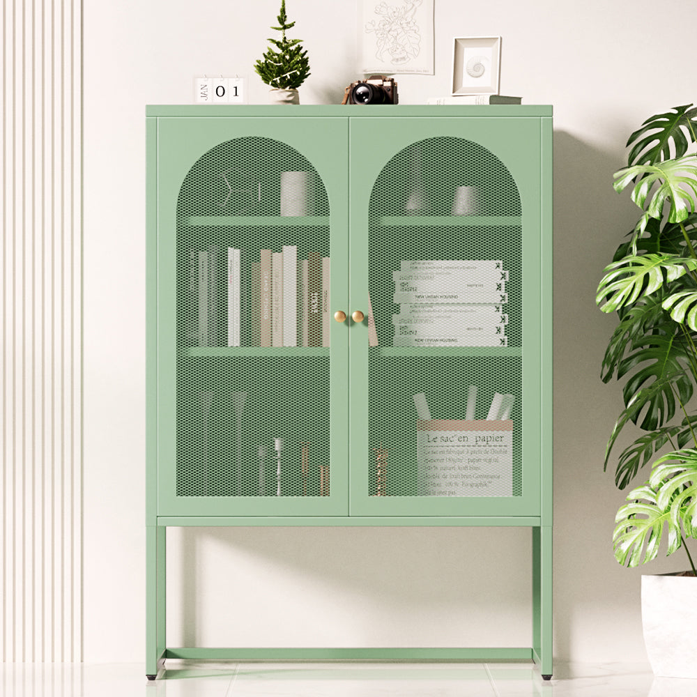 Artiss Buffet Sideboard Metal Cabinet - ELMA Green