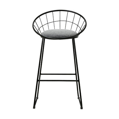 Artiss 4x Bar Stools Padded Seat Metal