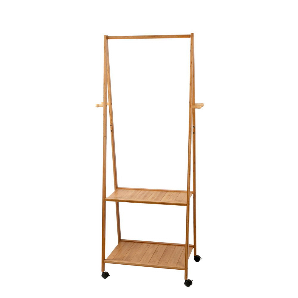 Artiss Clothes Rack Airer Coat Stand 165x59cm Wheels