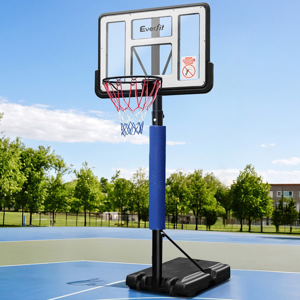 Everfit 3.05M Basketball Hoop Stand System Adjustable Height Portable Pro Blue