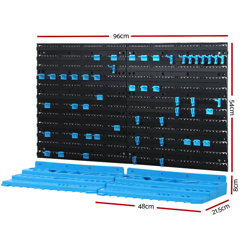 Giantz 108 Storage Bin Rack Wall Mounted