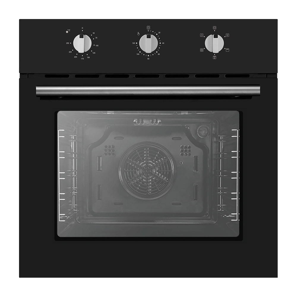 Devanti 60cm Electric Built In Wall Oven Stainless Steel