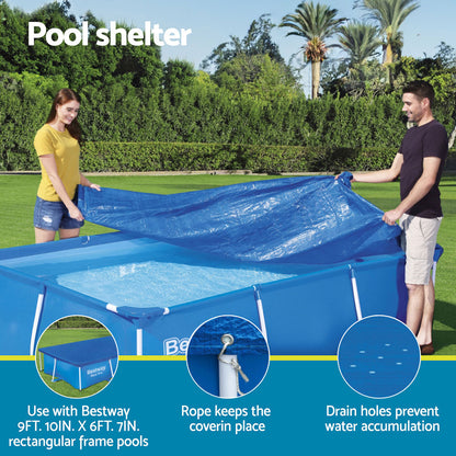 Bestway Pool Cover 58106 Fits 3x2.01m Above Ground Swimming Pool PE Blanket