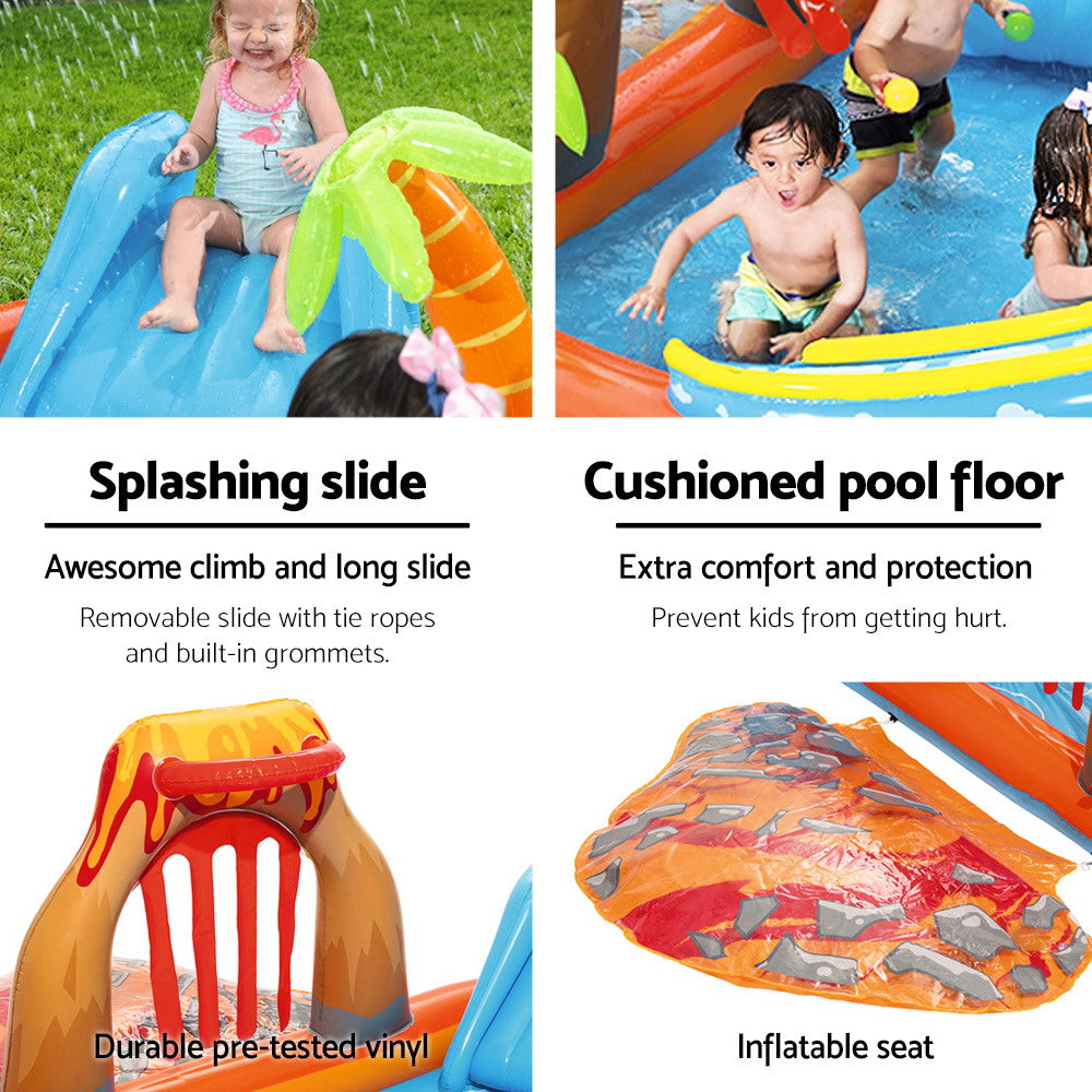 Bestway Kids Pool 265x265x104cm Inflatable Above Ground Swimming Play Pools 208L