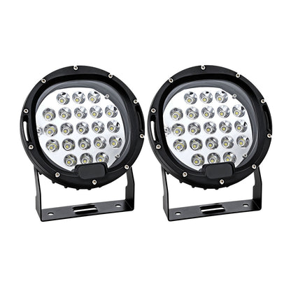 Giantz Pair LED Driving Lights 7 Inch Flood Spot Lights Car Truck SUV 12V 24V