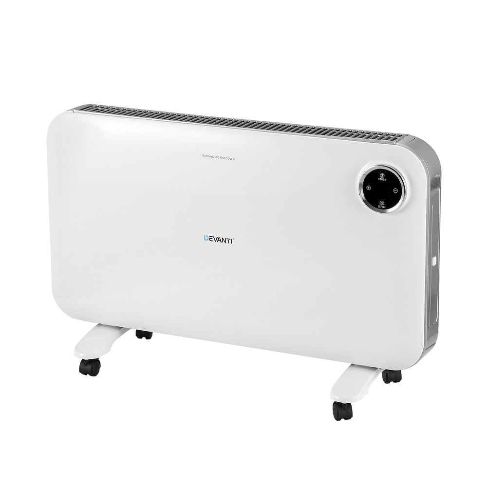 Devanti Electric Convection Heater Panel White 2000W