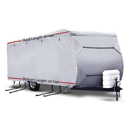 Weisshorn 18-20ft Caravan Cover Campervan 4 Layer UV Water Resistant