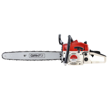 Giantz Chainsaw Petrol 75CC 18" Bar Commercial E-Start Pruning Chain Saw,Giantz Chainsaw Petrol 52CC 20" Bar Commercial E-Start Pruning Chain Saw 5.2HP