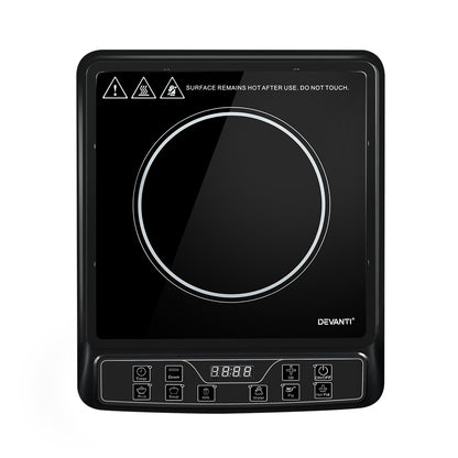 Devanti Induction Cooktop 30cm Portable Cooker