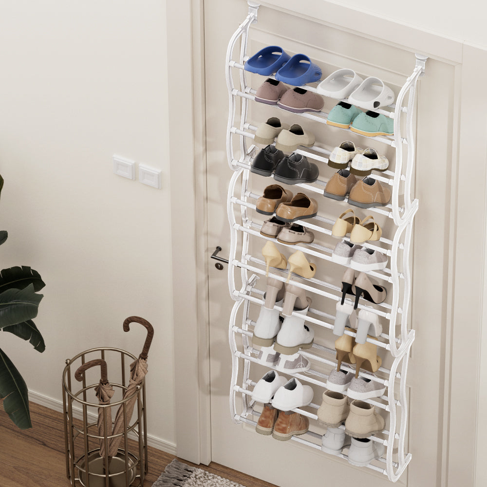 Artiss Shoe Rack Hanging Over Door Organiser 24 Pairs Eric