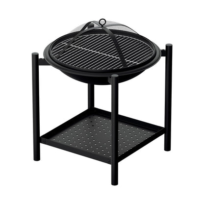 Grillz Fire Pit BBQ Grill 2-in-1 Outdoor