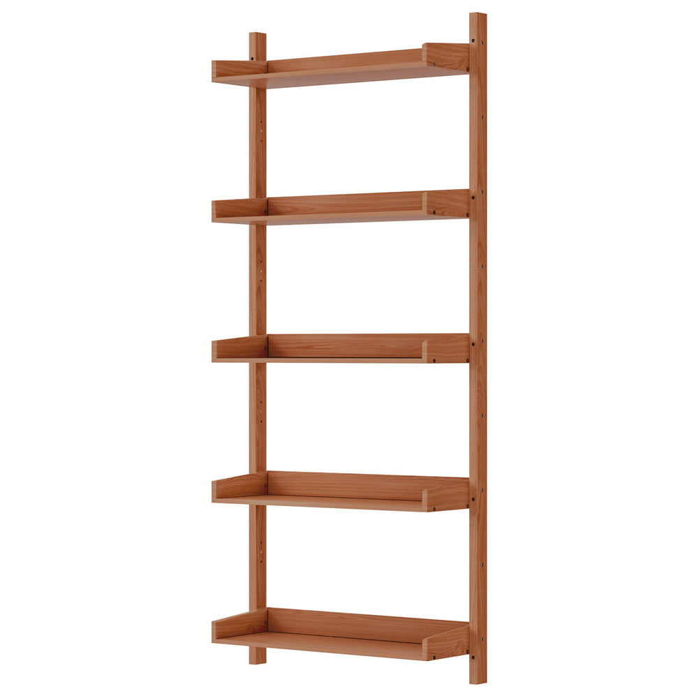 Artiss Bookshelf Floating Shelf  CAPIZ Oak