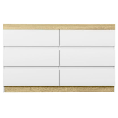 Artiss 6 Chest of Drawers Cabinet Dresser Table Tallboy Storage Bedroom White