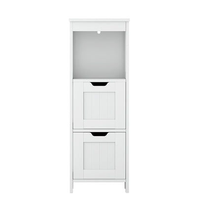 Artiss Bathroom Storage Cabinet 89cm Floor Toilet Drawer Bedroom Organizer Standing White