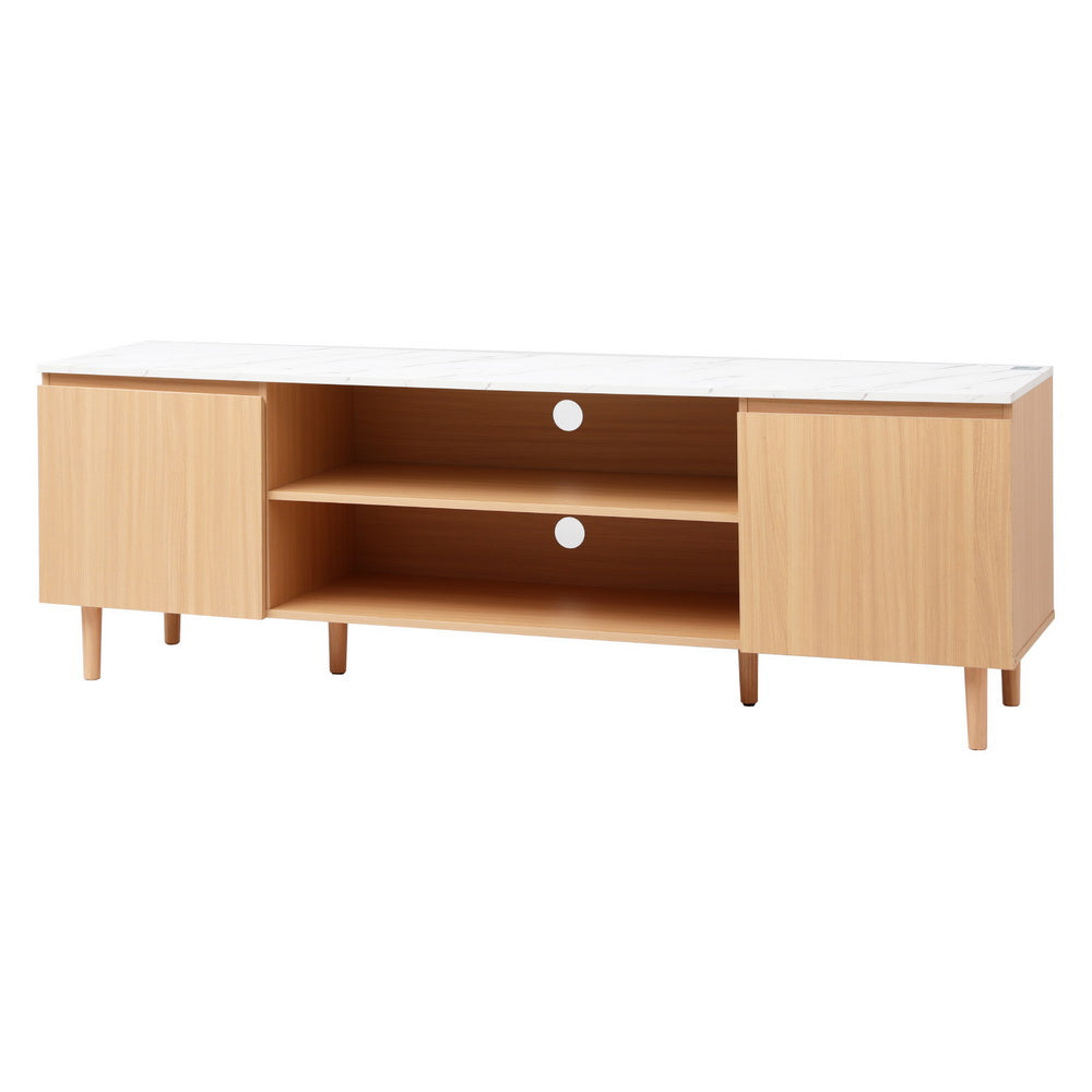 Artiss TV Cabinet Entertainment Unit Stand 180CM Pine White