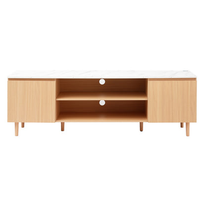 Artiss TV Cabinet Entertainment Unit Stand 180CM Pine White