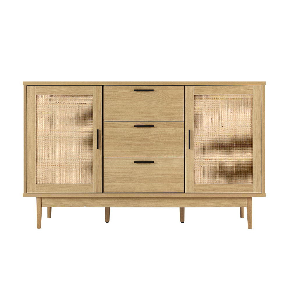 Artiss Rattan Buffet Sideboard - BRIONY Oak