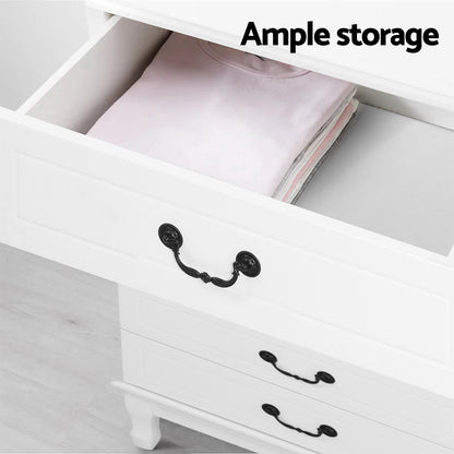 Artiss 6 Chest of Drawers - KUBI White