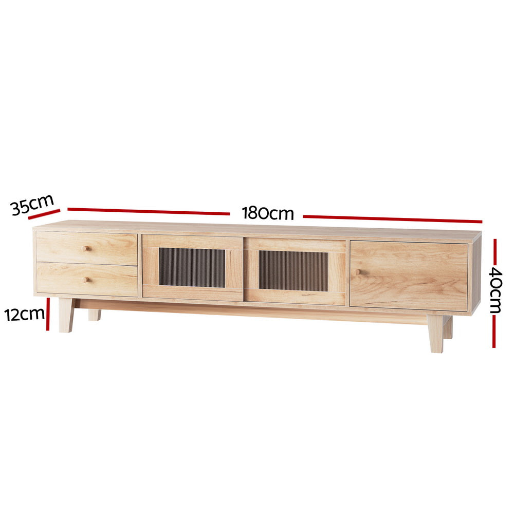 Artiss TV Cabinet Entertainment Unit Stand Storage Drawer 180CM