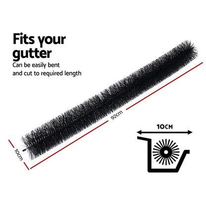 Gardeon Gutter Guard Brush 22M 92X10cm 24PCS