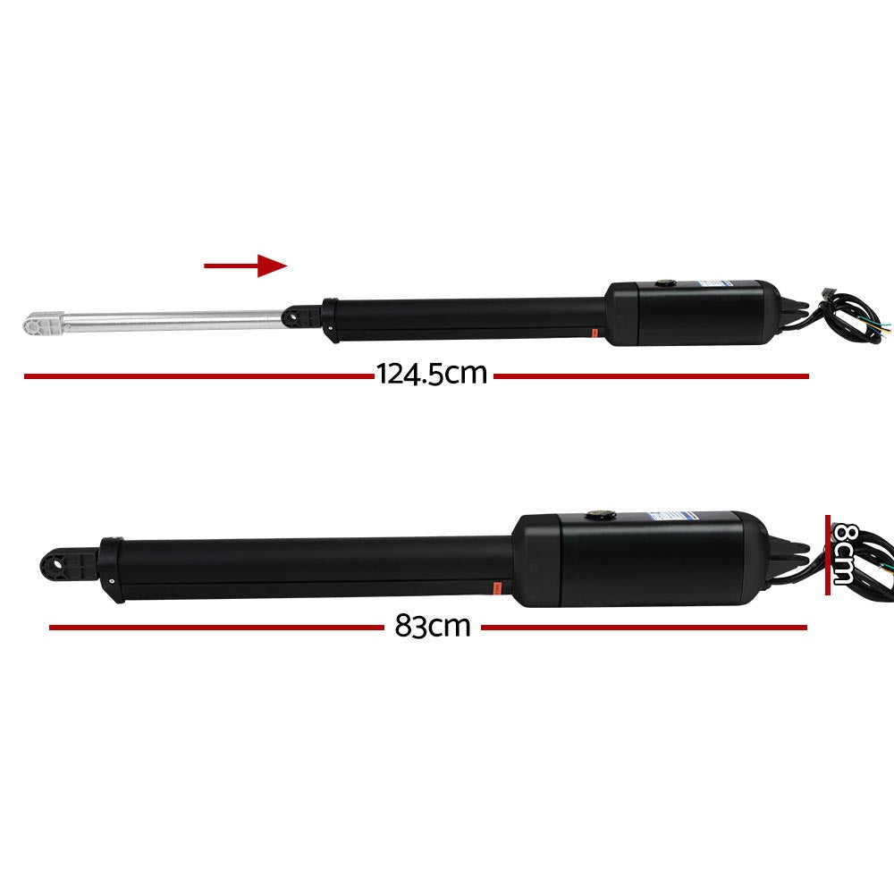 Lockmaster Single Swing Gate Opener 600KG 10W Solar Panel