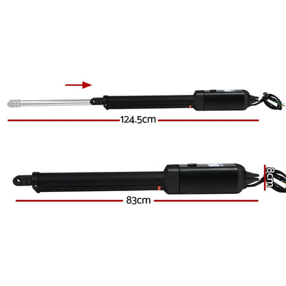 Lockmaster Single Swing Gate Opener 600KG 10W Solar Panel