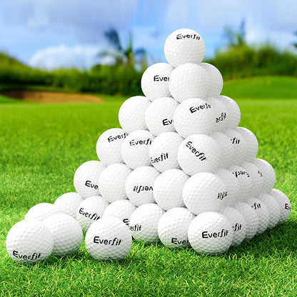 Everfit 60pcs Golf Ball Set Reusable Distance Golf Balls Practice Training