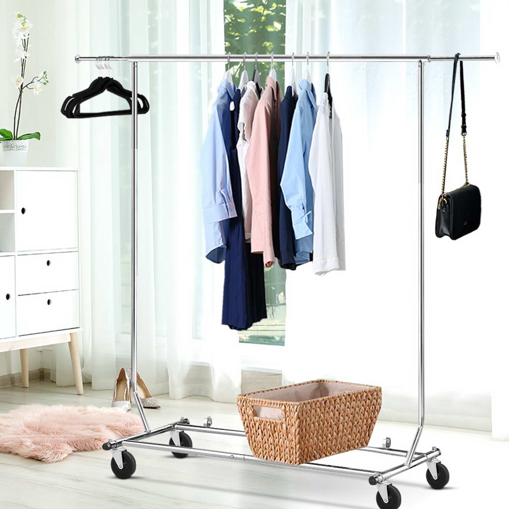 Artiss Clothes Rack Airer Rail Coat Stand Adjustable Hanger