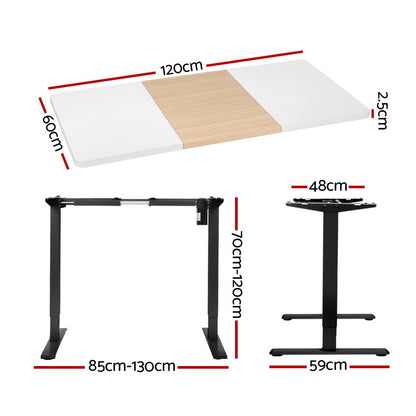 Artiss Motorised Standing Desk Sit Stand Desks 120CM