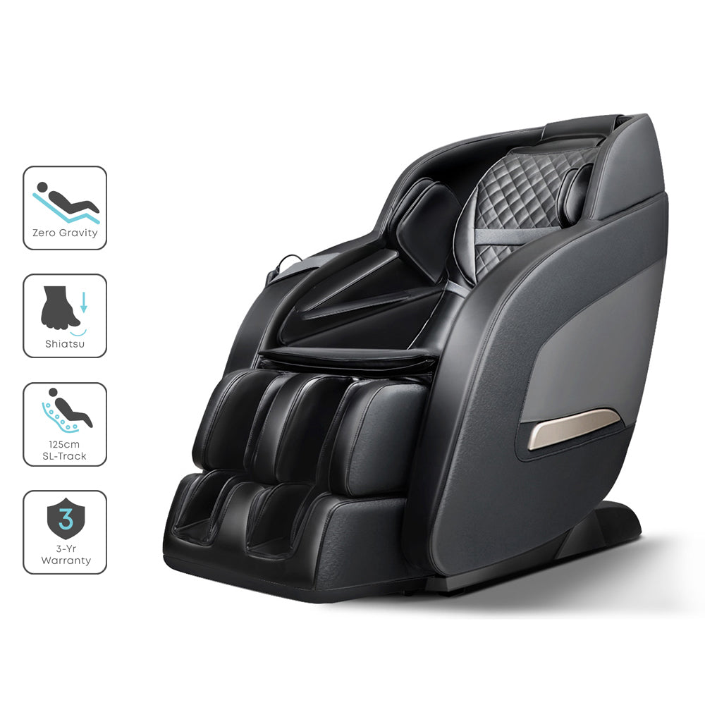 Livemor Massage Chair Electric Recliner Massager Black Decima