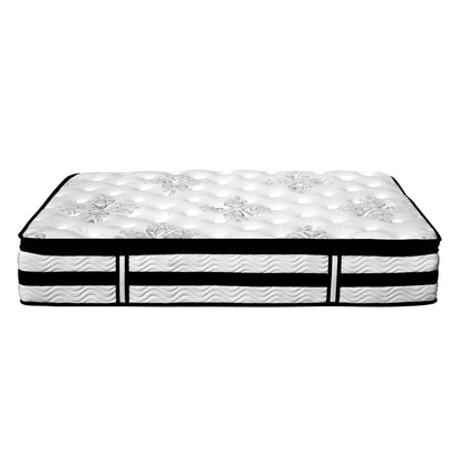 Giselle Bedding 34cm Mattress Euro Top Pocket Spring Super King