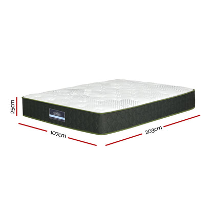 Giselle Bedding 25cm Mattress Green Tea Foam King Single