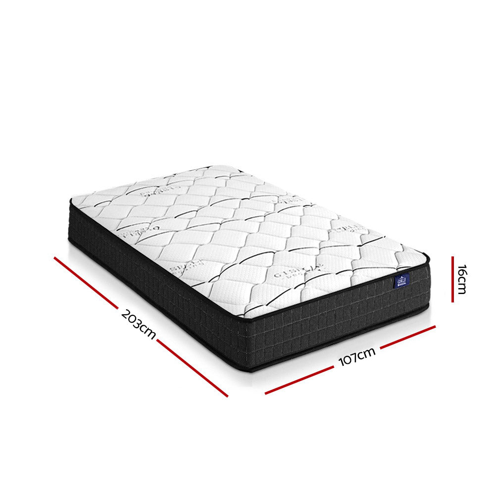 Giselle Bedding 16cm Mattress Medium Firm King Single