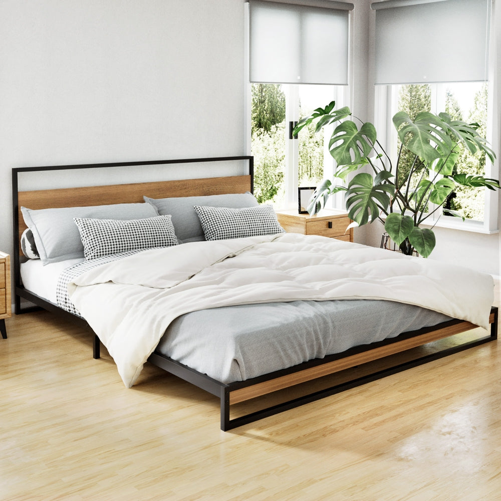 Artiss Bed Frame King Size Metal Frame DANE