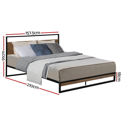 Artiss Bed Frame Queen Size Metal Frame DANE