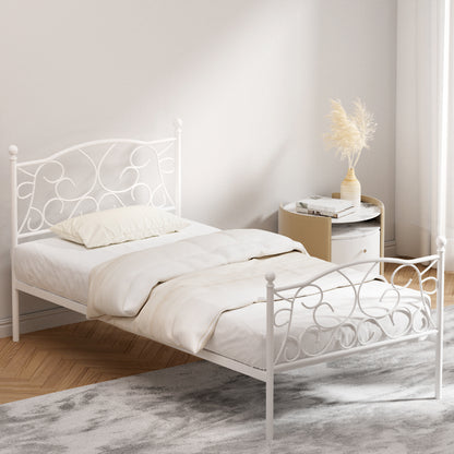 Artiss Bed Frame Single Size Metal Frame GROA