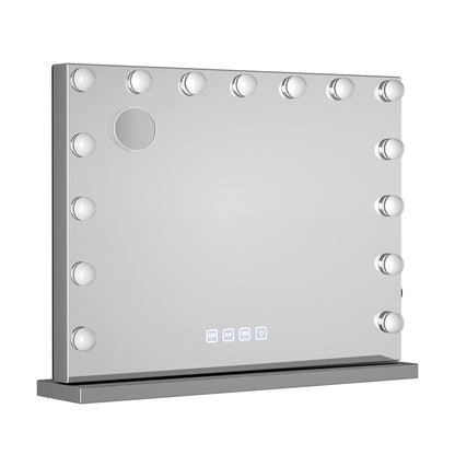 Embellir Bluetooth Makeup Mirror 58x46cm Hollywood Vanity with LED Light Wall