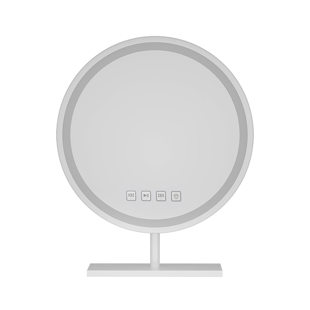 Embellir Makeup Mirror 40x40cm Hollywood Vanity with LED Light Tabletop Round