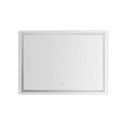 Embellir Wall Mirror 100X70CM with LED Light Bathroom Home Decor Round Rectangle