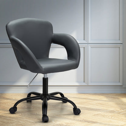 Artiss Office Chair Mid Back Grey