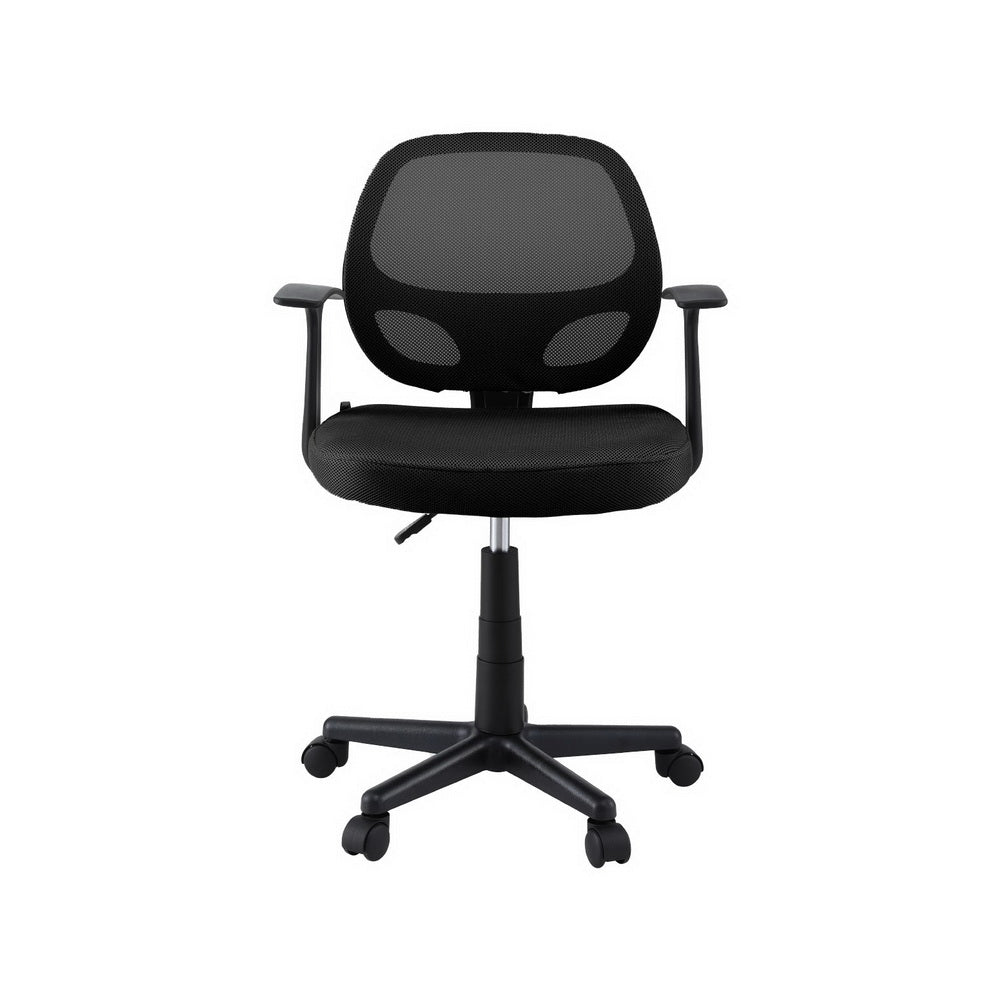 Artiss Mesh Office Chair Computer Gaming Desk Chairs Work Study Mid Back Black