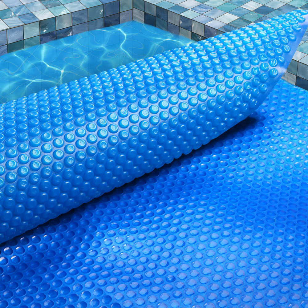 Aquabuddy Pool Cover 500 Micron 11x4.8m Swimming Pool Solar Blanket Blue