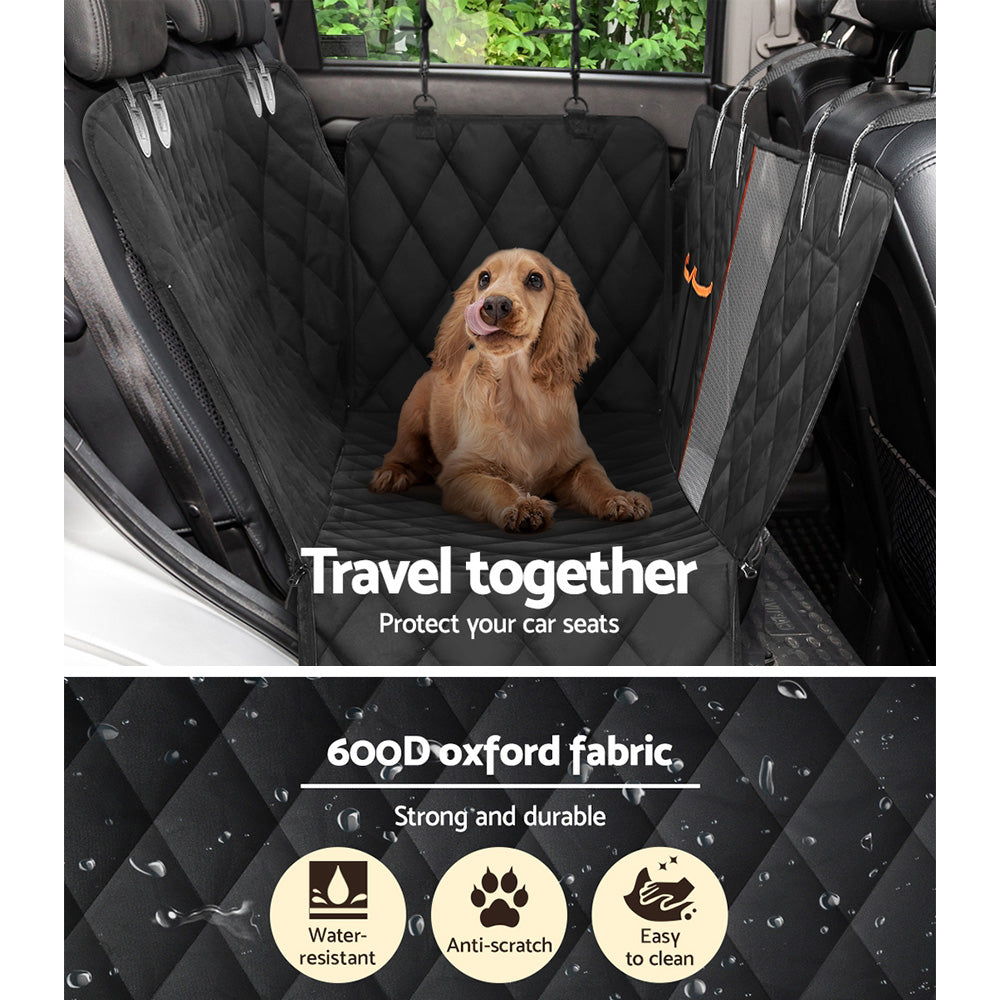 i.Pet Pet Car Seat Cover Dog Protector Hammock Back Waterproof Belt Non Slip Mat