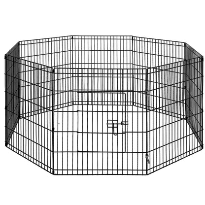 i.Pet 30" 8 Panel Dog Playpen Pet Fence Exercise Cage Enclosure Play Pen